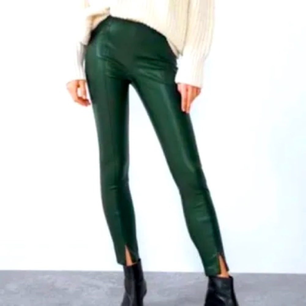 Zara Faux Leather Leggings